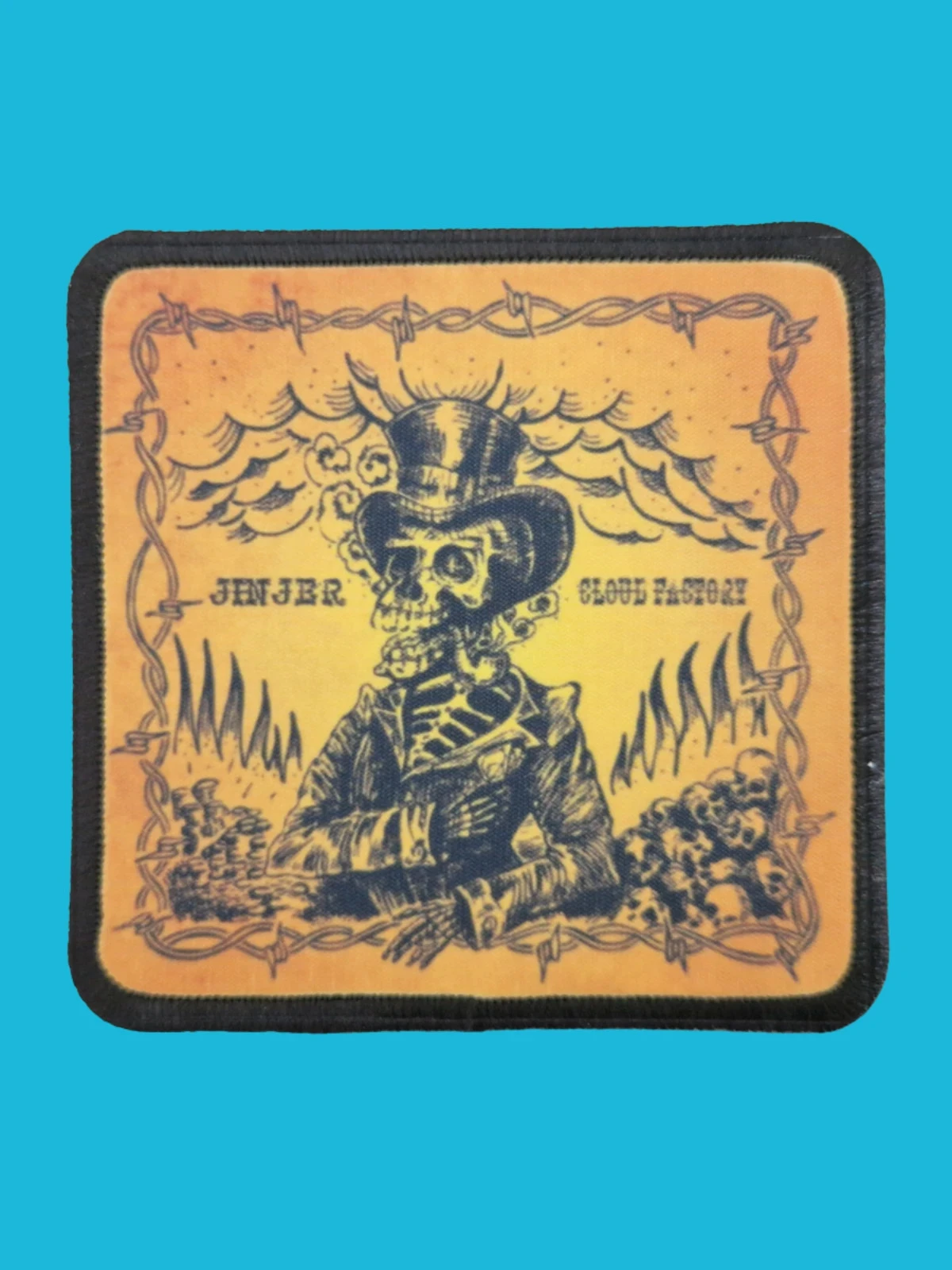 Patch Jinjer - Cloud Factory - Imprimé - Carré de 7,5 x 7,5 centimètres